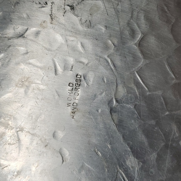 Aluminum Hand Forged Tray Snacks Finger Food Dining Kitchen Party Cheese Cracker - Picture 13 of 17